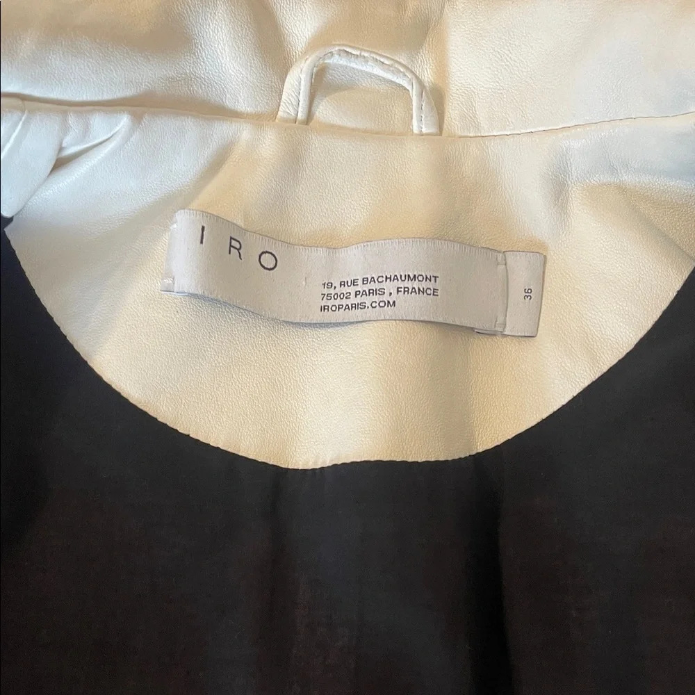 IRO Leather Moto Jacket - Picture 7 of 14